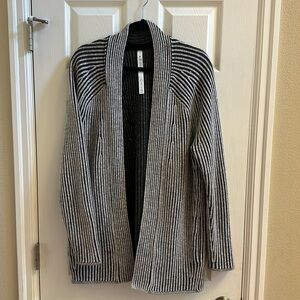 NWT Lululemon Cotton Cashmere Blend Sweater Wrap size 10